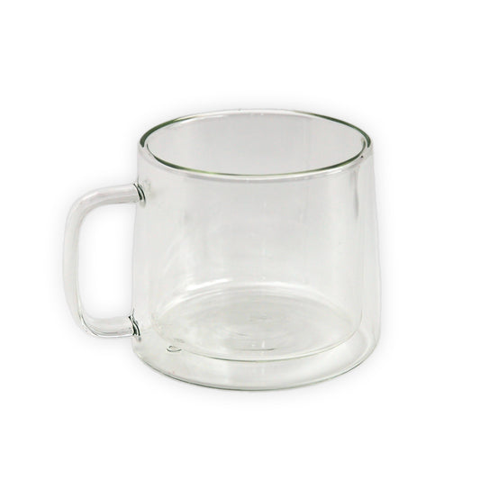 Double Wall Insulated Glass Mug